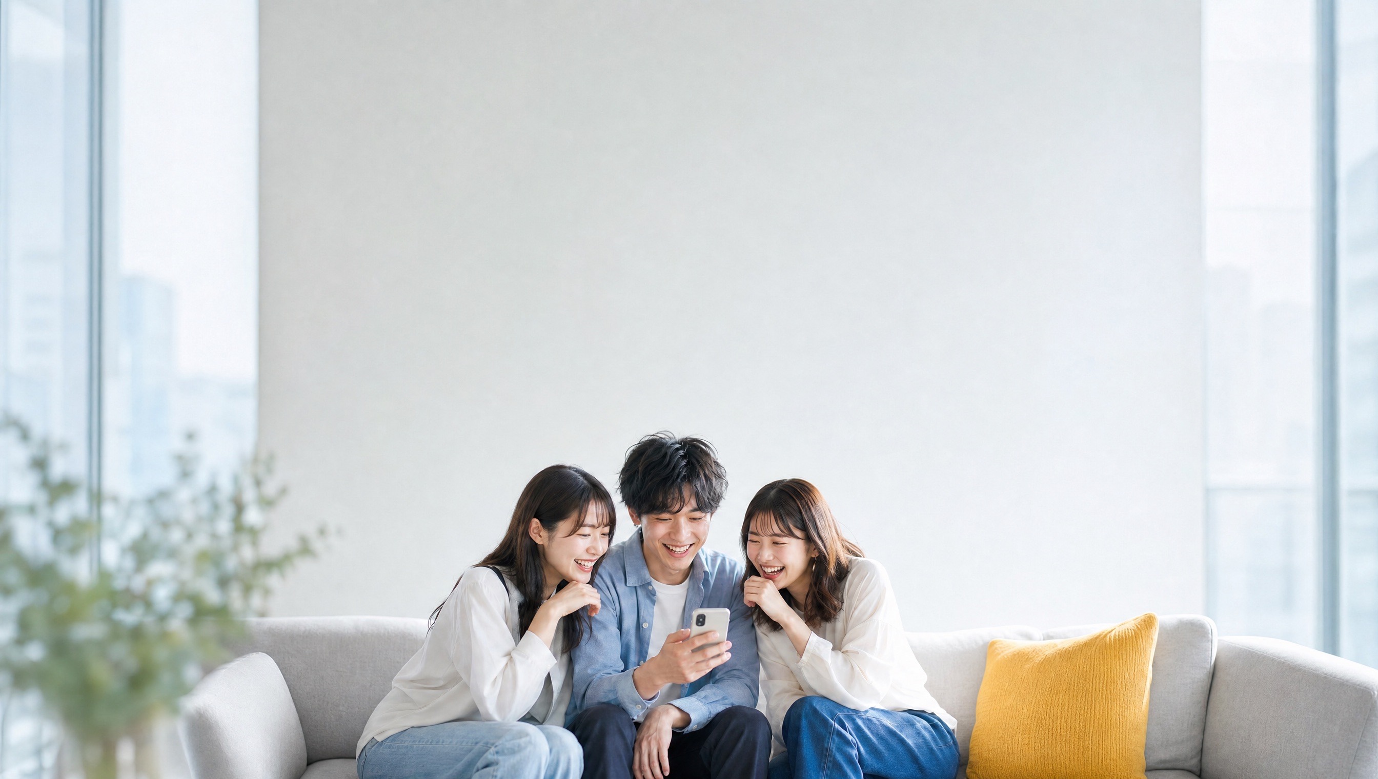 スマホでジブキャリを使う若者たち